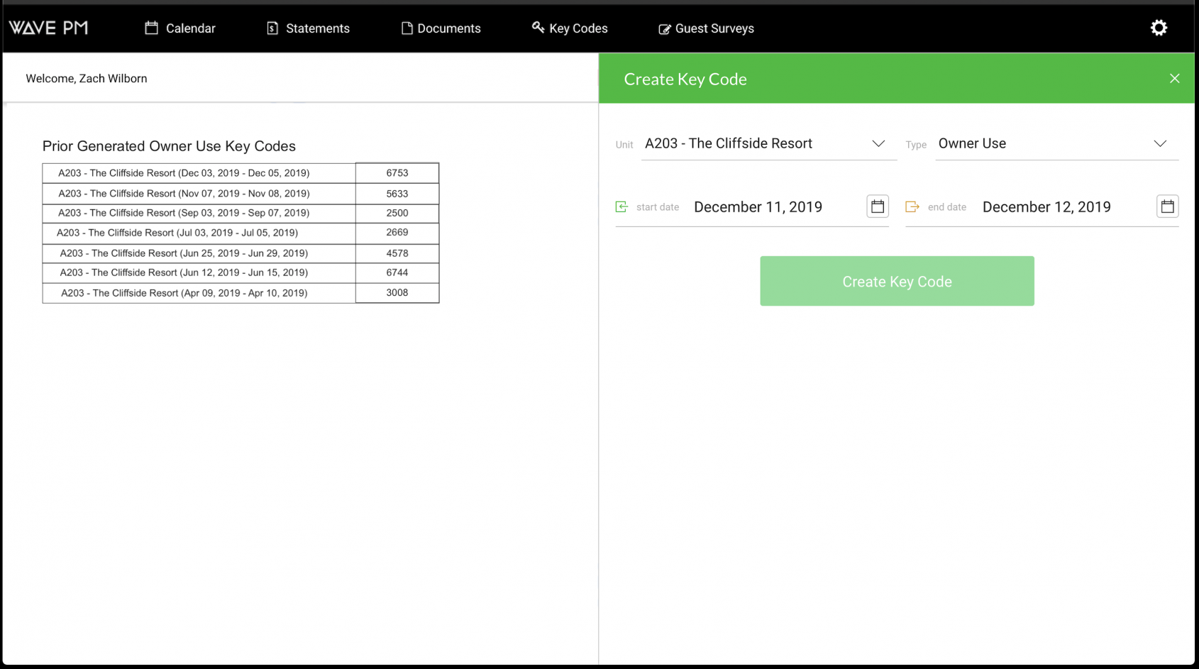 Ownership Management Features WavePM
